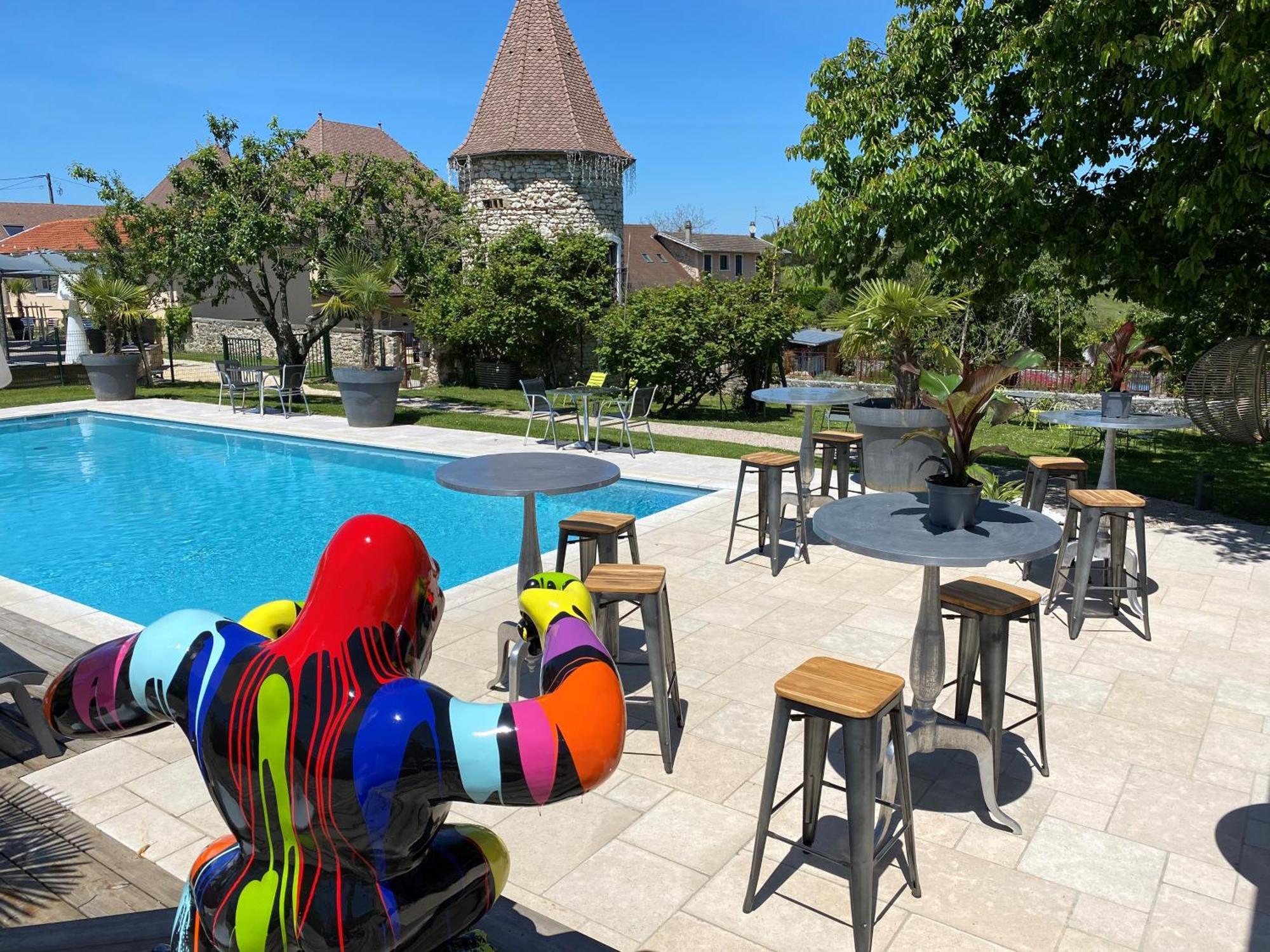 Domaine De Suzel Hotel Vignieu Exterior photo